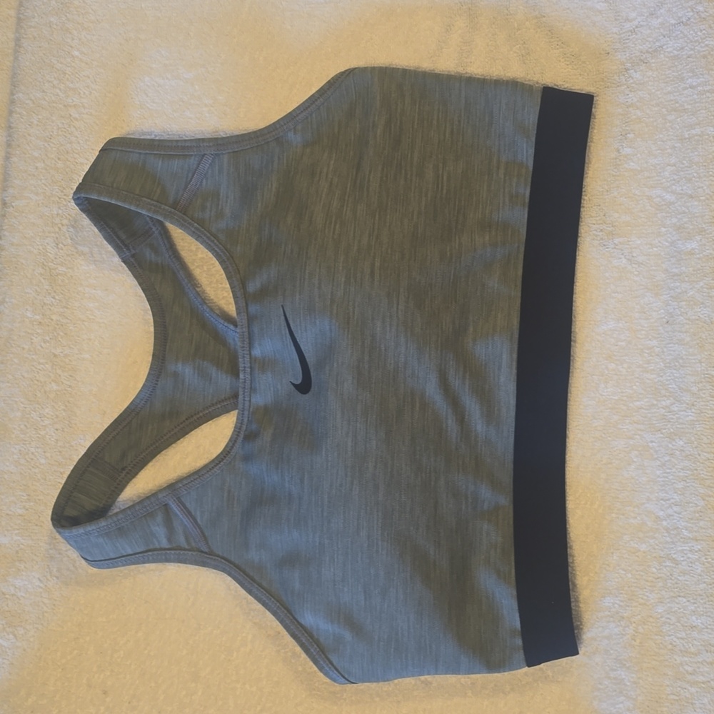 Nike Sports Bra Size L Gray